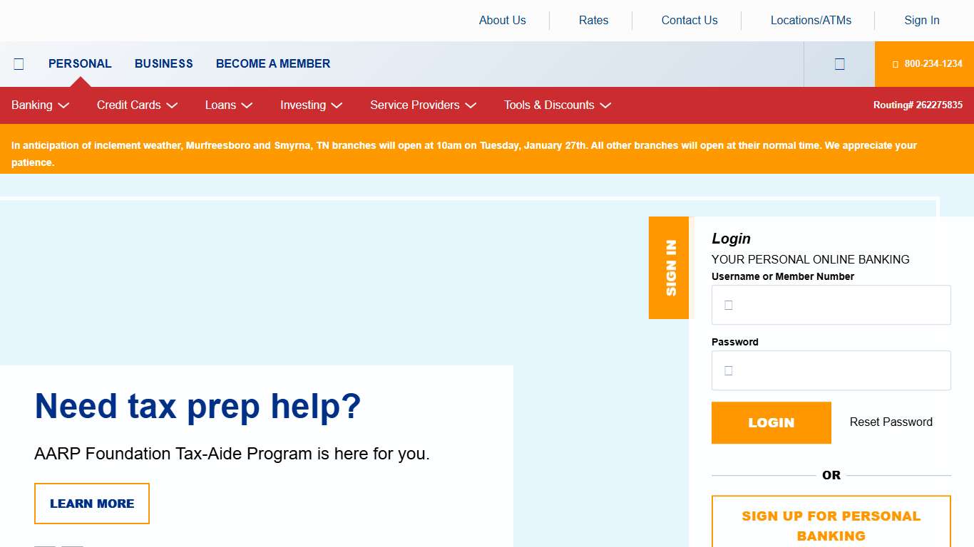 Live Brighter! Redstone Federal Credit Union